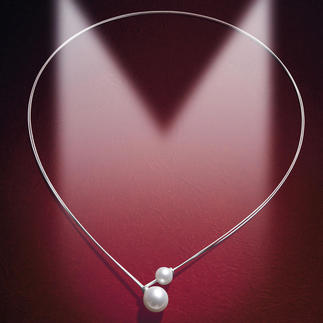 Bijou moderne en perles de culture