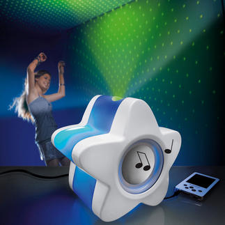 Laserstern mit Lautsprecher