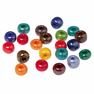 Bunte Glasperlen