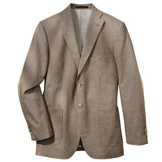 Guy Laroche Pima-Cotton-Sakko, Braun/Beige Preisvergleich