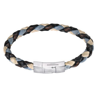 Tateossian Leder-Flechtarmband "Maritim"