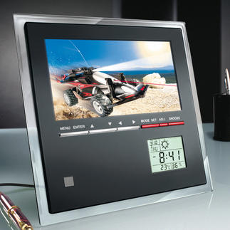 Pro-Idee United Kingdom - Digital Designer Photo Frame with weather station from proidee.co.uk